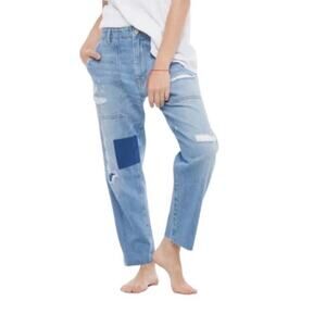 Free People x Sandrine Rose The Joshua Jean Indigo Blue Wash Size 28